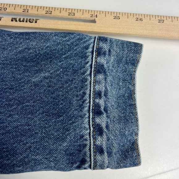 VTG Levi's Denim Jacket Extra Large Blue Trucker Type 3 Button Up 70507-0389 - Picture 10 of 14